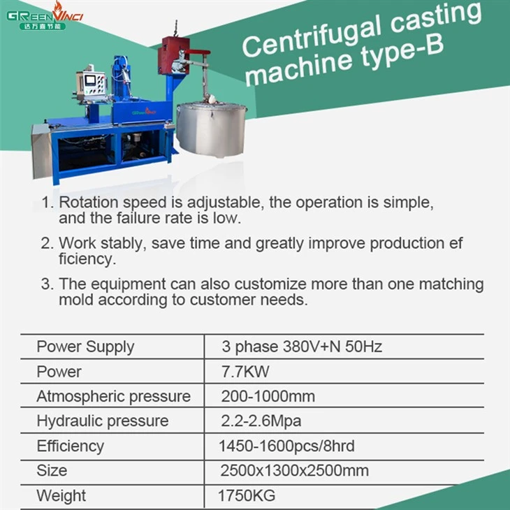 Multi-stations Automatic Metal Spin Casting Machine
